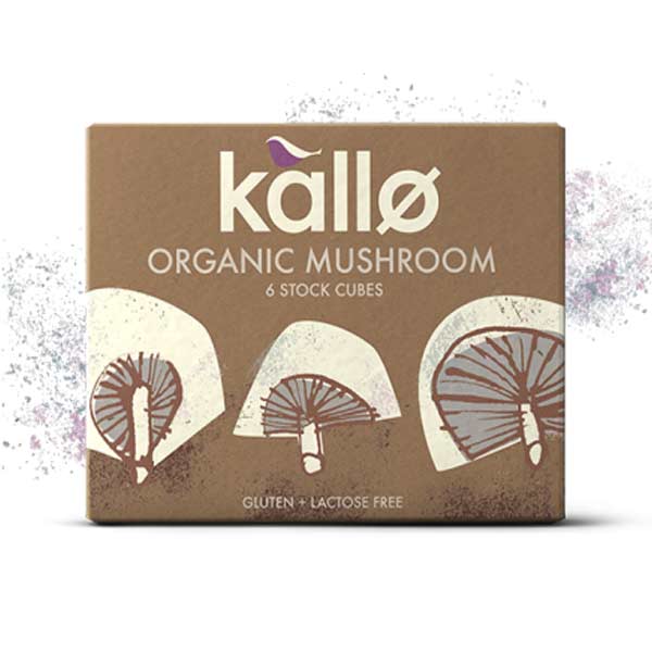 Kallo - Organic Mushroom 6 Stock Cubes 66g