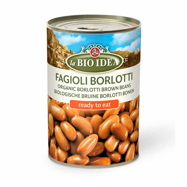 La Bio Idea - Fagioli Borlotti Beans (Ready to eat) 400g