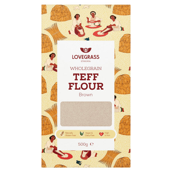 Lovegrass Brown Teff Flour 500g