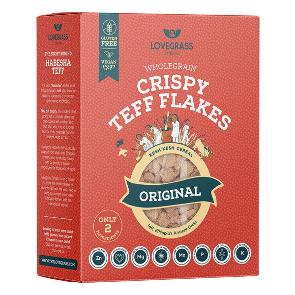 Lovegrass Crispy Teff Flakes 350g