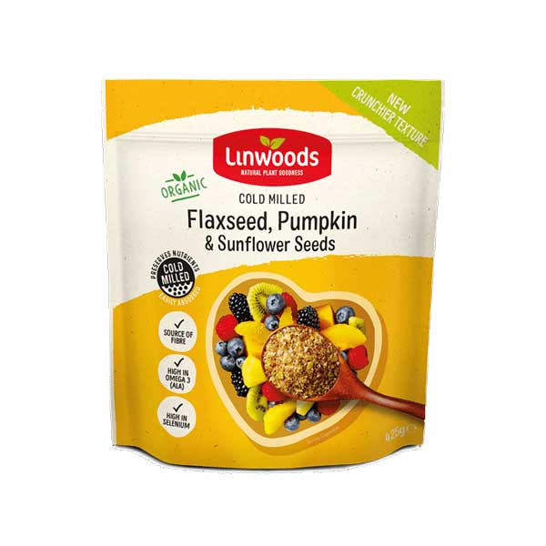 Linwoods Milled Organic Flaxseed, Sunflower & Pumpkin Seeds 425g