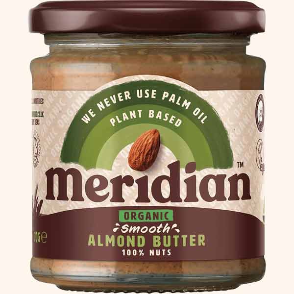 Meridian Organic Smooth Almond Butter 170g