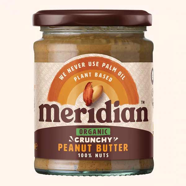Meridian Organic Crunchy Peanut Butter 280g
