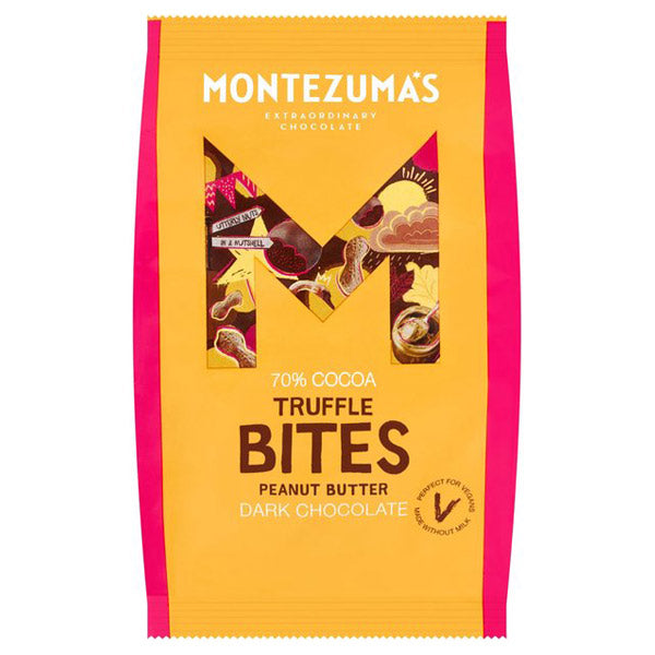 Montezumas Dark Chocolate Peanut Butter Truffle Bites 120g