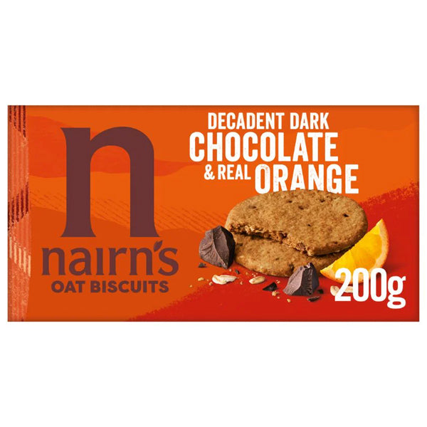 Nairns Dark Chocolate and Orange Oat Biscuits 200g