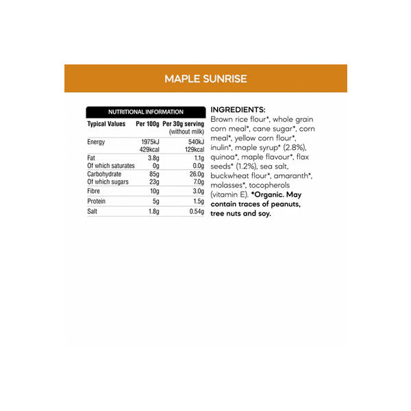 Nature's Path gluten-free Maple Sunrise Cereal 332g