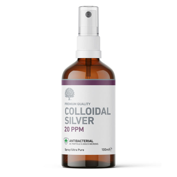Nature's Greatest Secret Colloidal Silver 20ppm 100ml Atomiser Spray Bottle