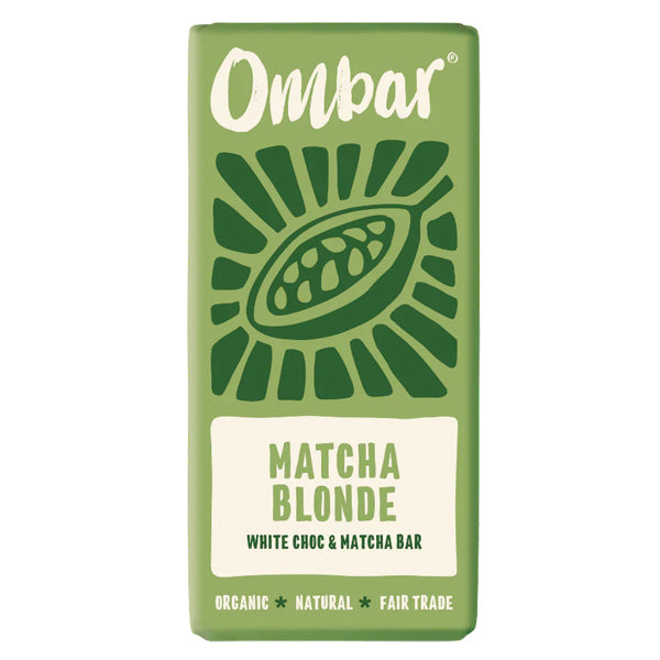 Ombar Matcha Blonde Caramelised White Choco Bar 70g