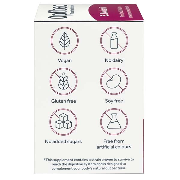 Optibac Probiotics Saccharomyces Boulardii (Previously Bowel Calm) 16 Capsules