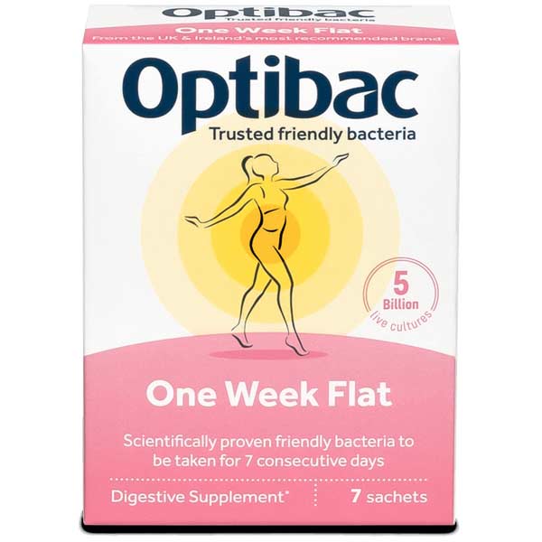 Optibac Probiotics 'One Week Flat' 7 Sachets