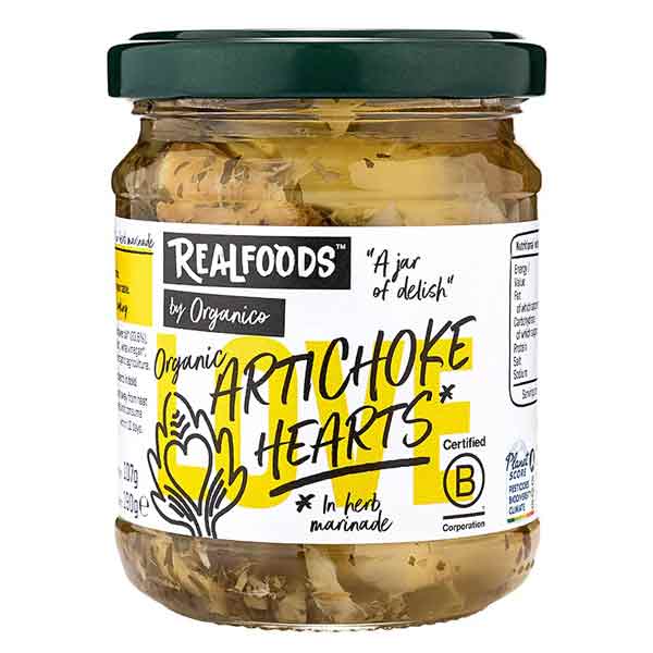 Organico Artichoke Hearts 190g