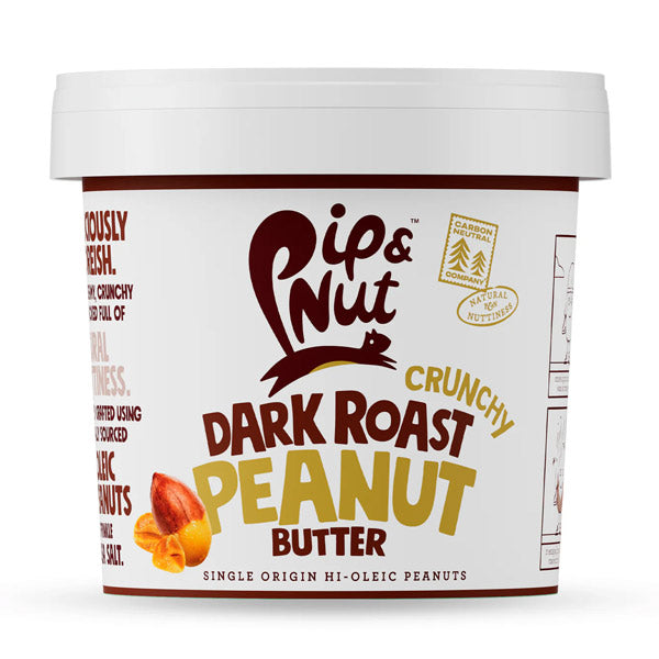 Pip & Nut Crunchy Dark Roast Peanut Butter