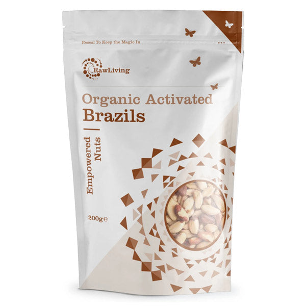 Raw Living Organic Activated Brazils 200g