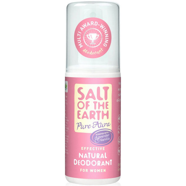 Salt of the Earth Pure Aura Lavender & Vanilla Deodorant Spray 100ml