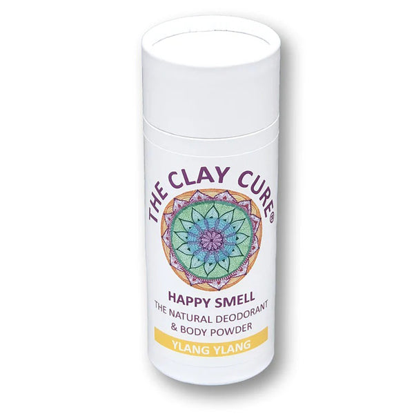 The Clay Cure Happy Smell  Ylang Ylang Body Powder 60g