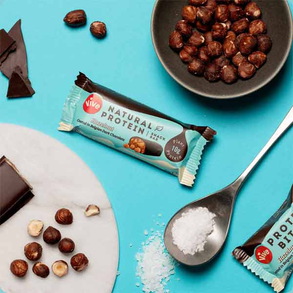 Vive Natural Protein Snack Bar Hazelnut 50g