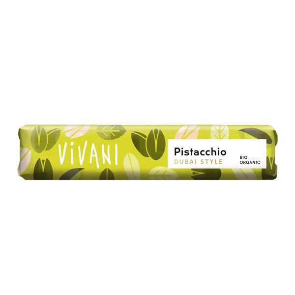Vivani Pistachio Dubai Style Chocolate bar 40g