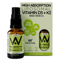 Well Actually Liposomal D3+K2 3000IU Oral Spray Lime Crush 25ml