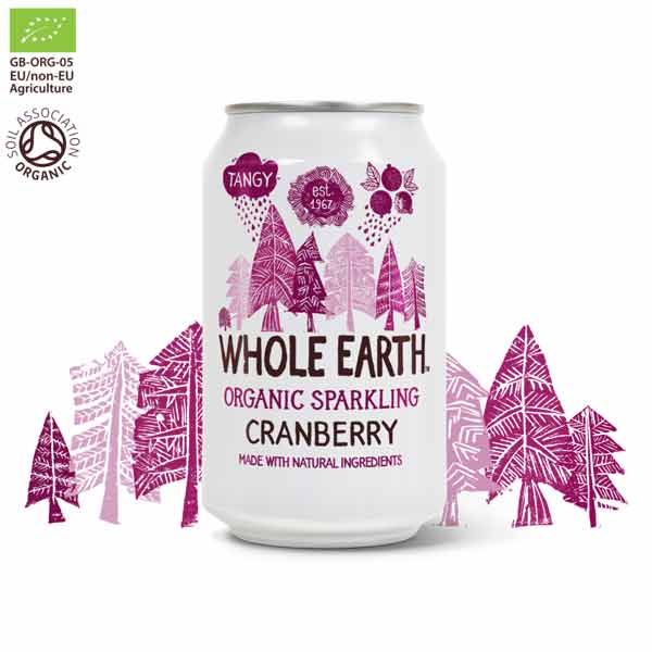 Whole Earth Organic Sparkling Soft Drinks