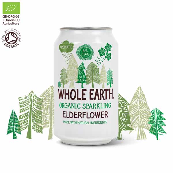 Whole Earth Organic Sparkling Soft Drinks