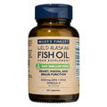 Wiley's Finest Wild Alaskan Fish Oil Easy Swallow Minis 630mg EPA+DHA 60 Softgels