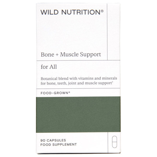 Wild Nutrition Food-Grown Bone + Muscle Support 90 Capsules