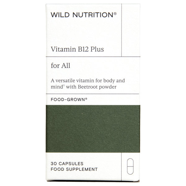 Wild Nutrition General Living Food-Grown Vitamin B12 Plus 30 Capsules
