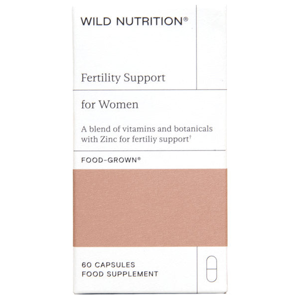 Wild Nutrition Food-Grown Fertility Support for Woman 60 Capsules