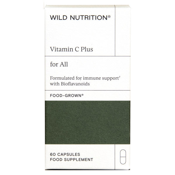 Wild Nutrition Food-Grown Vitamin C Plus 60 Capsules