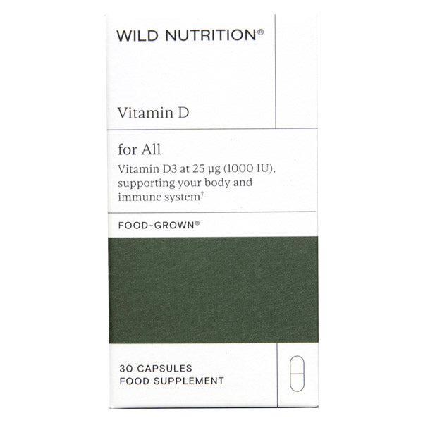 Wild Nutrition Food-Grown Vitamin D 30 Capsules