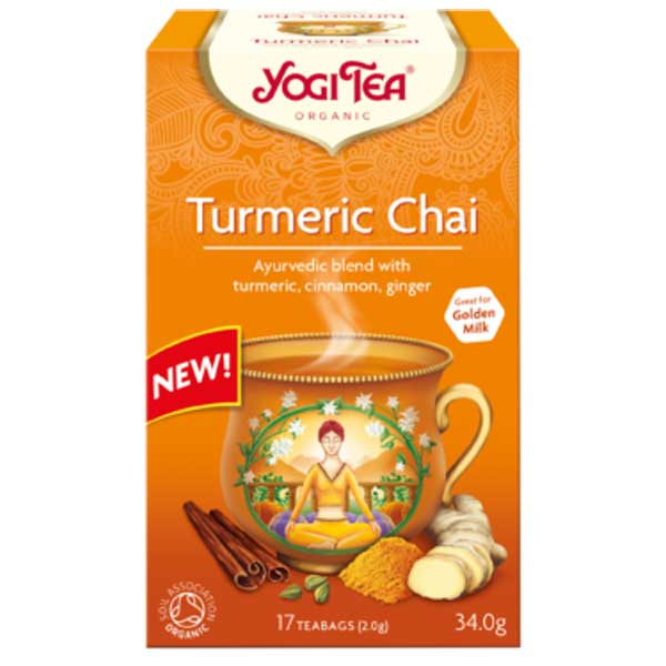 Yogi Tea Organic Turmeric Chai 17 Teabags