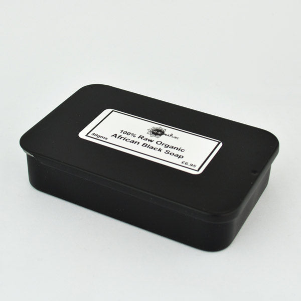 HI-BI Nature 100% Raw Organic African Black Soap 80gms