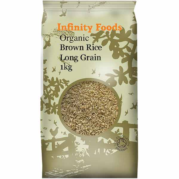 Infinity Foods Organic Brown Rice Long Grain