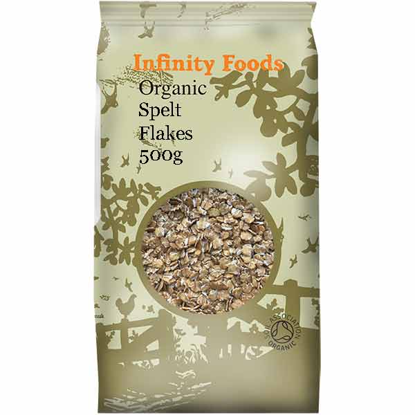 Infinity Foods Organic Spelt Flakes 500g