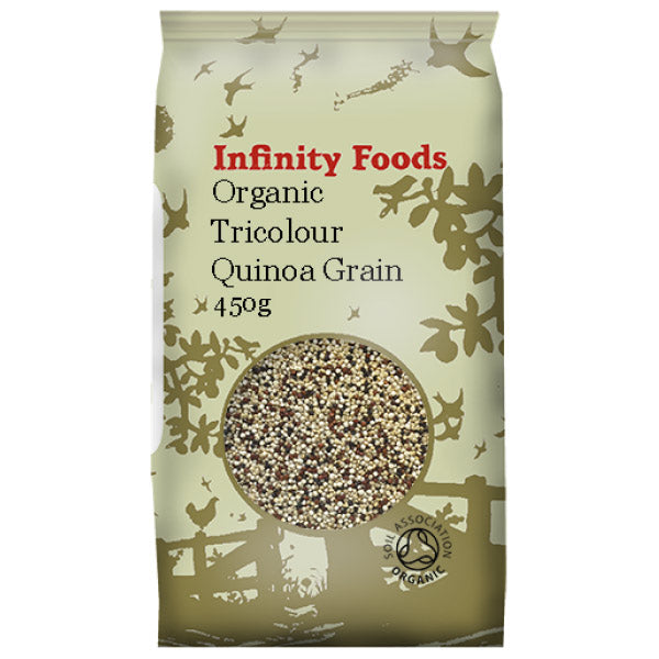 Infinity Foods Organic Tricolour Quinoa Grain 450g