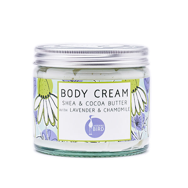 Laughing Bird Shea & Cocoa Butter Body Cream (with Lavender & Chamomile) 250ml