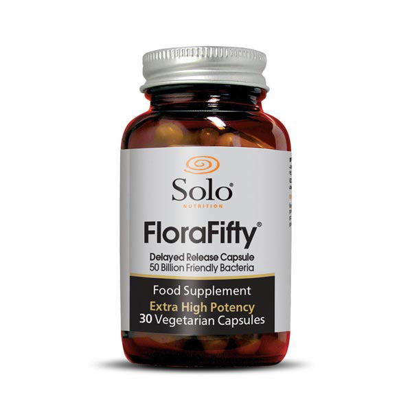 Solo Florafifty Delayed Release Probiotic 30 Vegetarian Capsules
