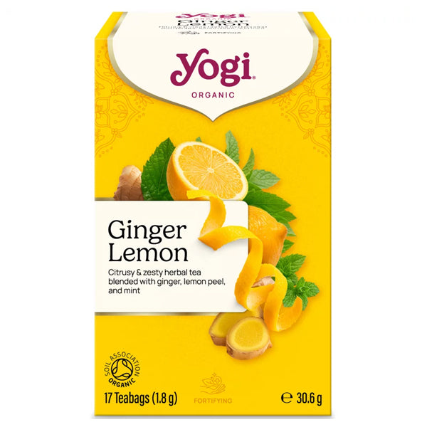 Yogi Ginger Lemon Organic Tea 17 Bags