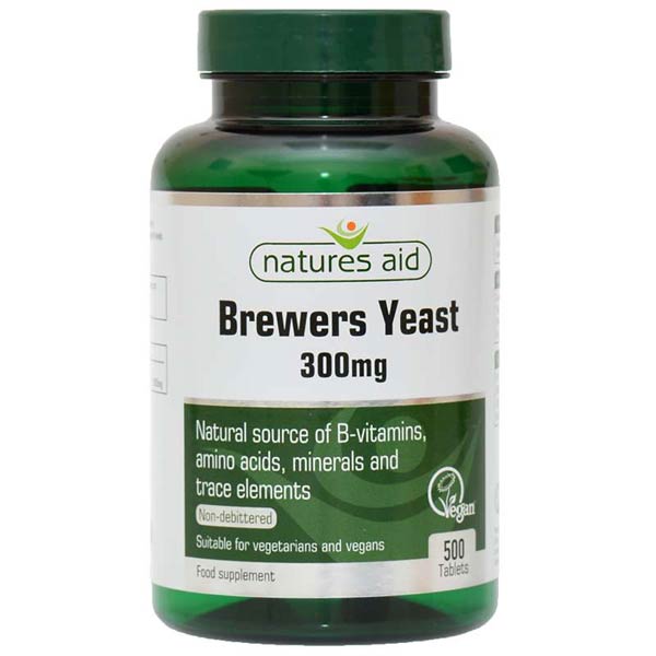 Natures Aid Brewers Yeast 300mg 500 Tablets