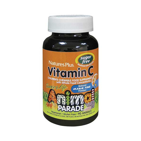 Natures Plus Animal Parade Chewable Orange Vitamin C 90 tablets