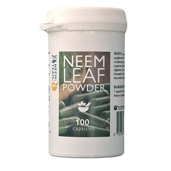 The Neem Team Neem Leaf Capsules 100 caps