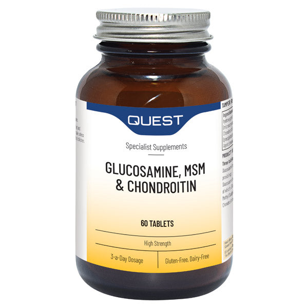 Quest Glucosamine Chondroitin & MSM ** Special Offer ** 90 tablets for price of 60