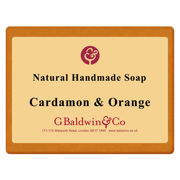 Baldwins Luxury Handmade Cardamon And Orange Soap 100g