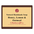 Baldwins Luxury Handmade Honey, Lemon And Oatmeal Soap 100g