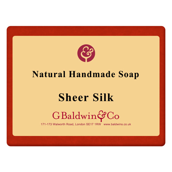 Baldwins Luxury Handmade Sheer Silk Soap 100g