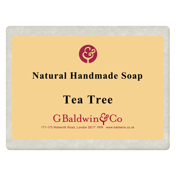 Baldwins Luxury Handmade Tea Tree Soap 100g