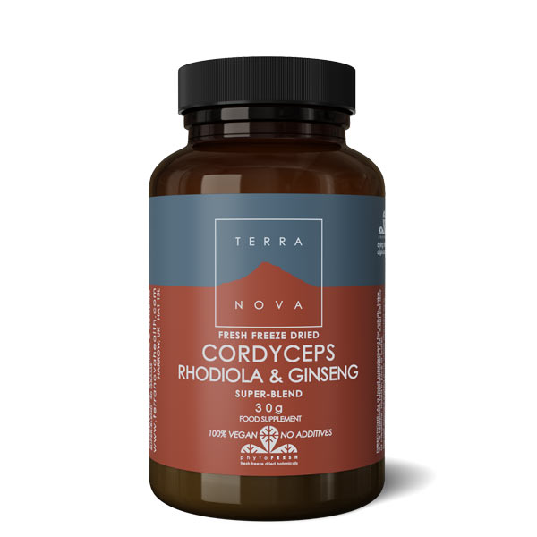 Terranova Cordyceps, Rhodiola And Ginseng 30g