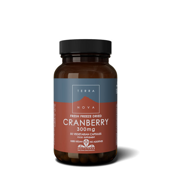 Terranova Cranberry (freeze Dried) 50 Vegetarian Capsules