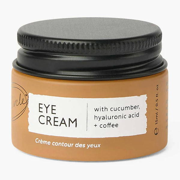 UpCircle Beauty Eye Cream with Cucumber Hyaluronic Acid and Coffee 15ml