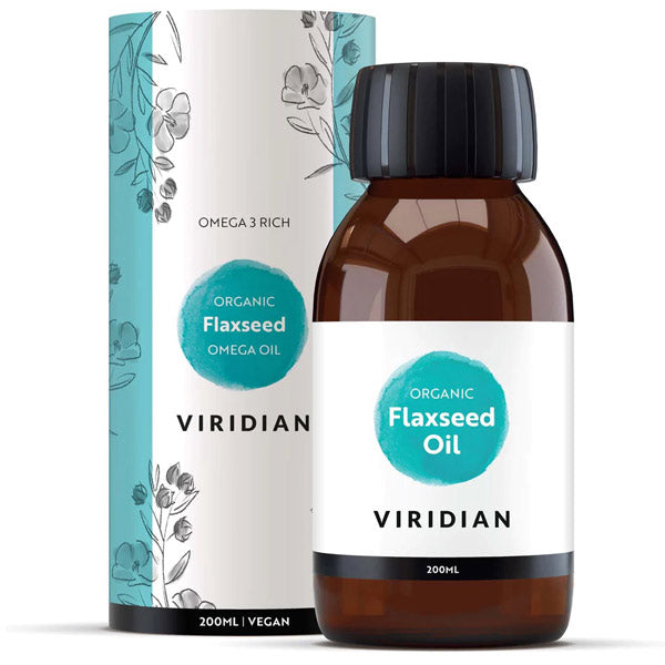 Viridian 100% Organic Golden Flax Seed Oil